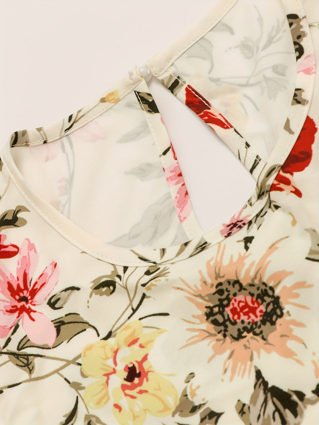 Romantic Puff Sleeve Floral Maxi Dress
