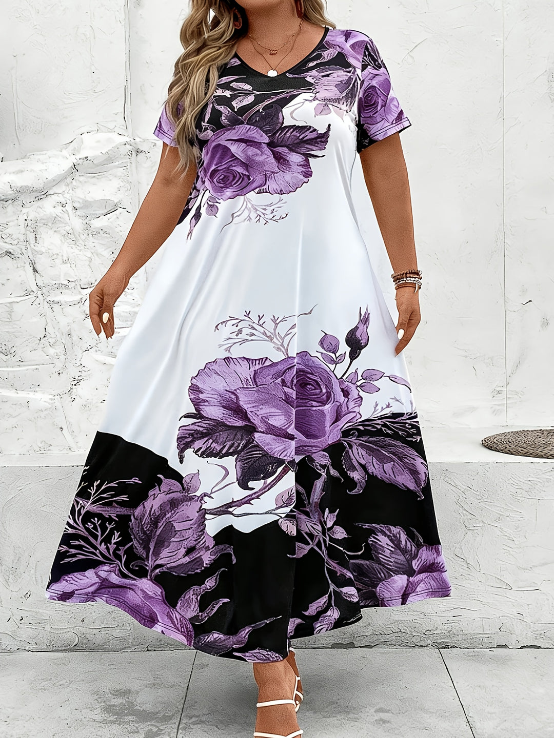 Boho Oversized Floral Loose Fit Maxi