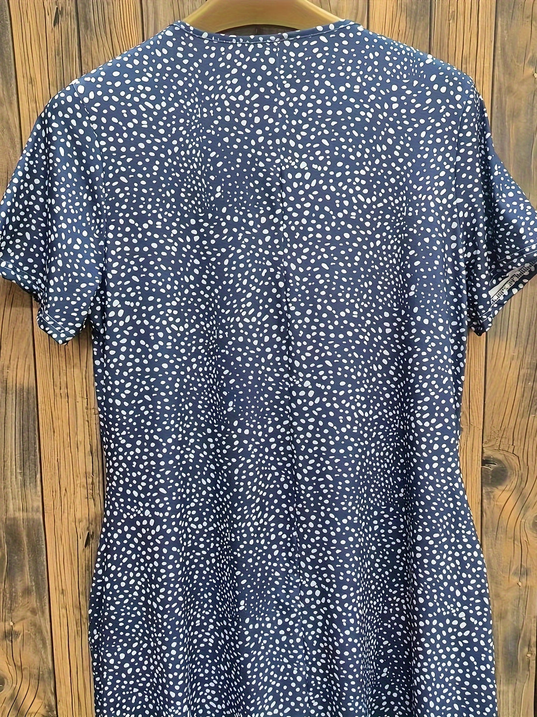 Casual Short Sleeve Floral Pocket Dress