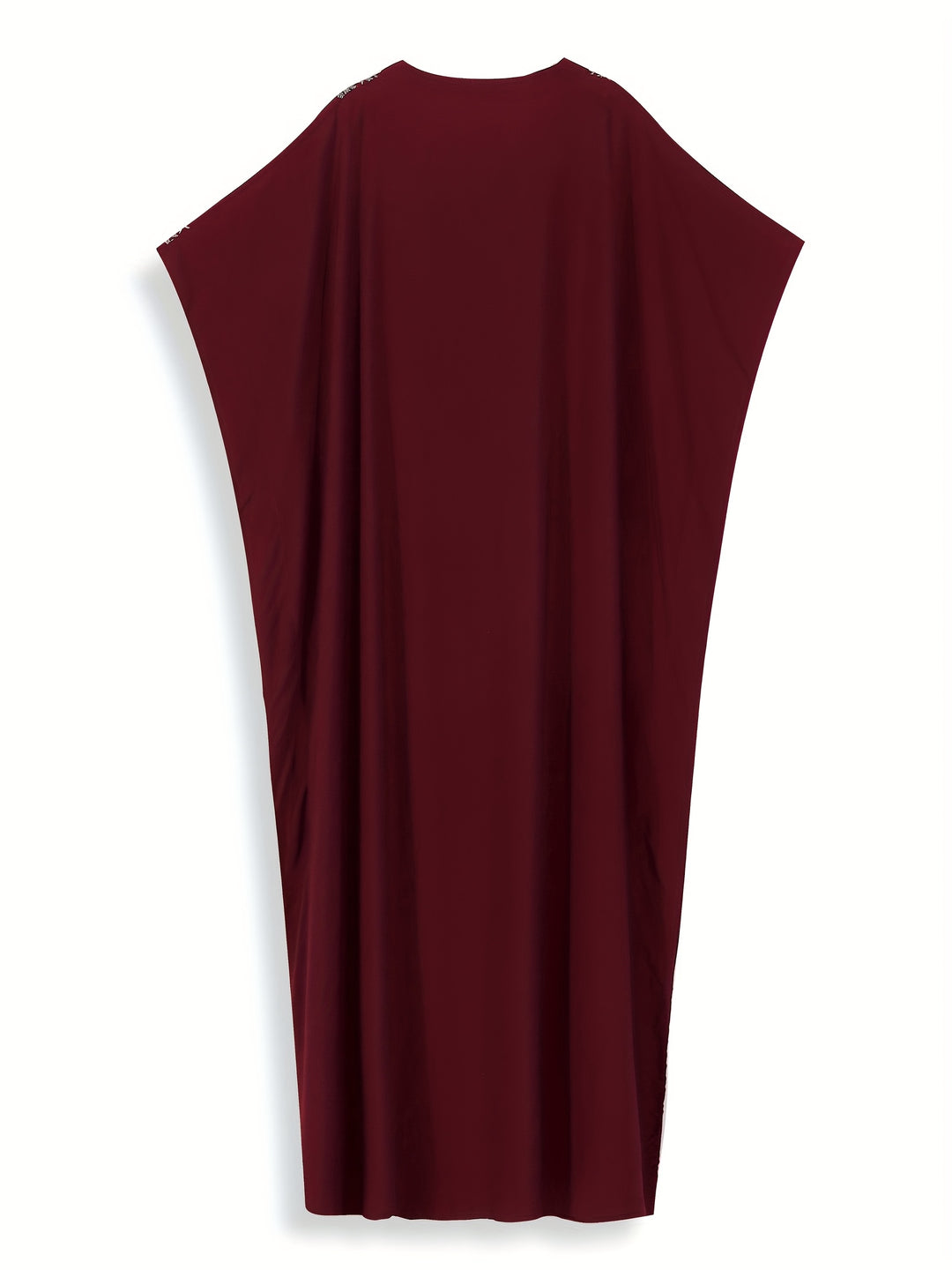 Boho Split Hem Embroidered Kaftan Dress
