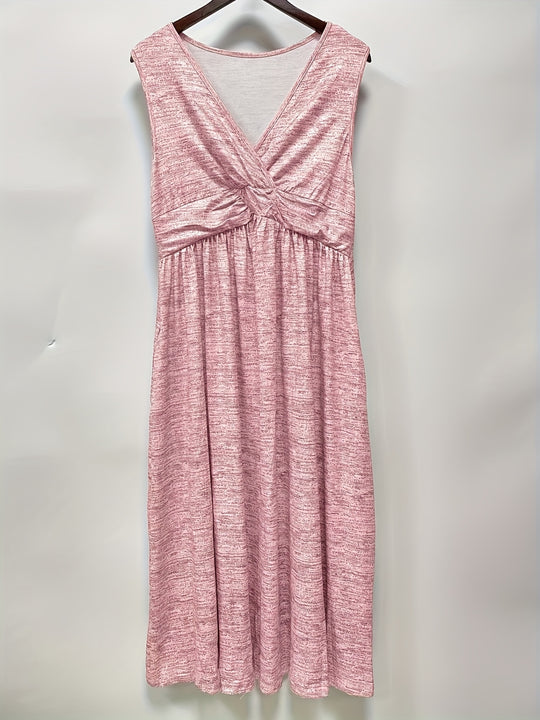 Everyday Cross Front A-Line Midi Dress
