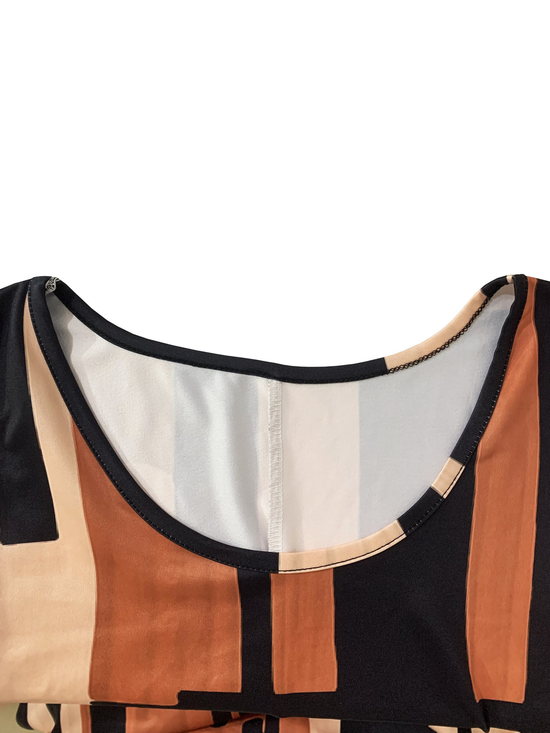 Casual Geometric Print Sleeveless Mini Dress