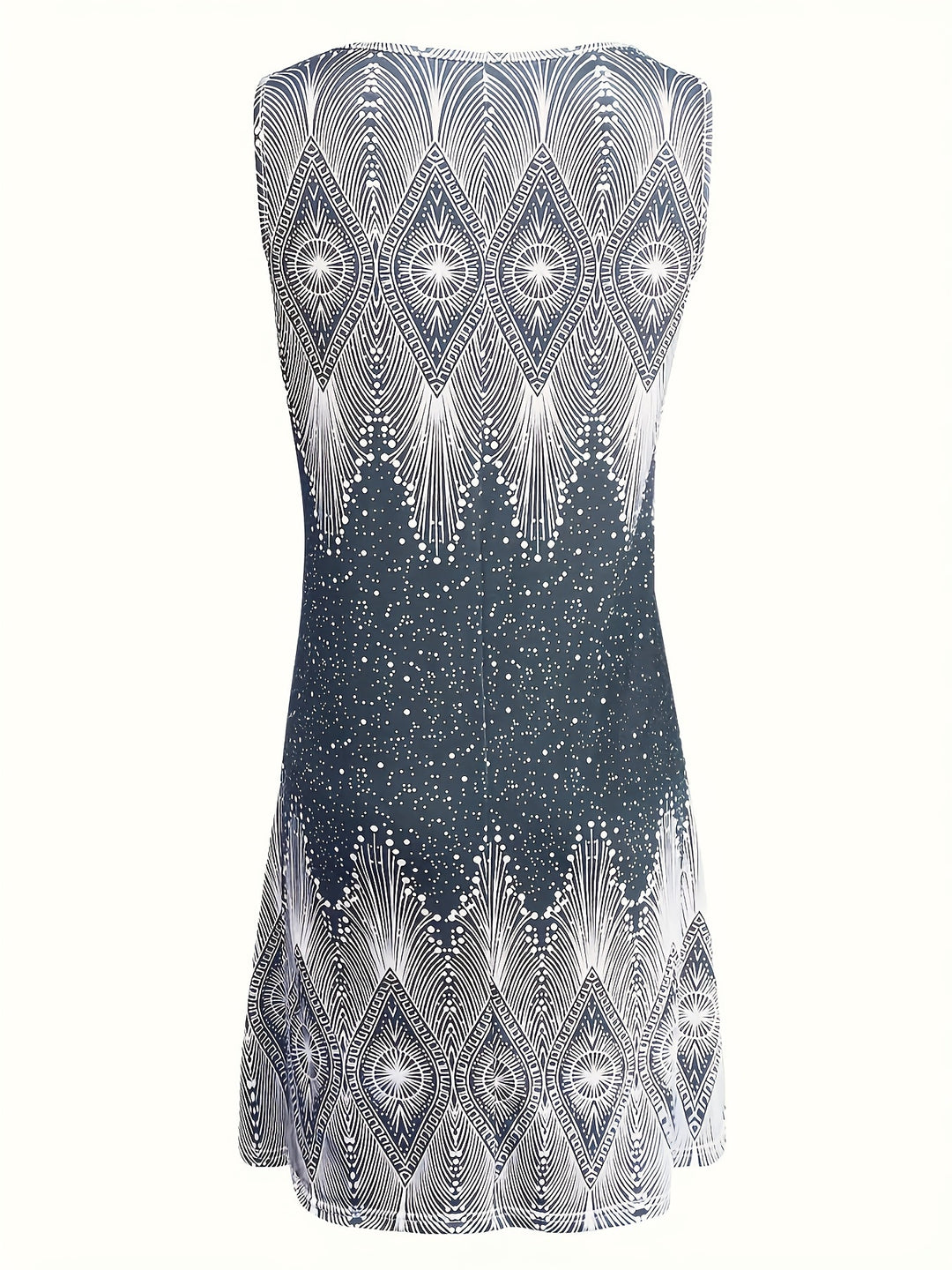 Boho V-Neck A-Line Summer Mini Dress