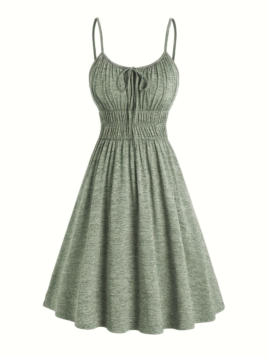 Plus Size Casual Spaghetti Strap A-Line Summer Dress