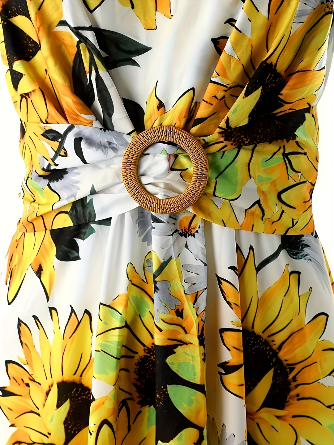 Bohemian Floral Tie Strap Maxi Dress