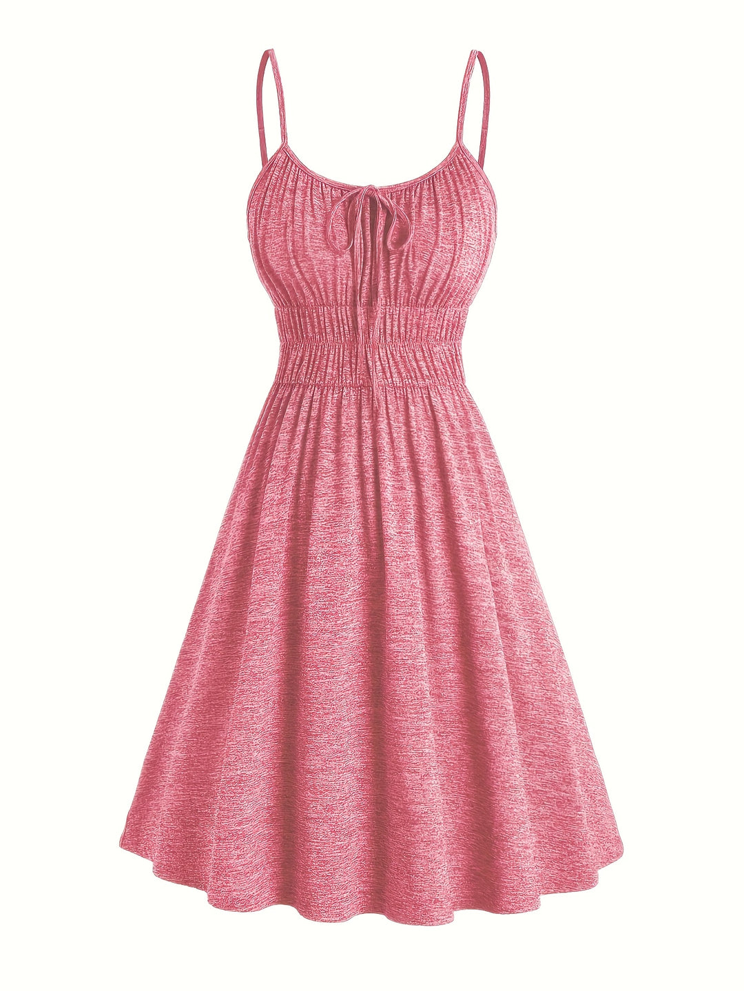 Plus Size Casual Spaghetti Strap A-Line Summer Dress