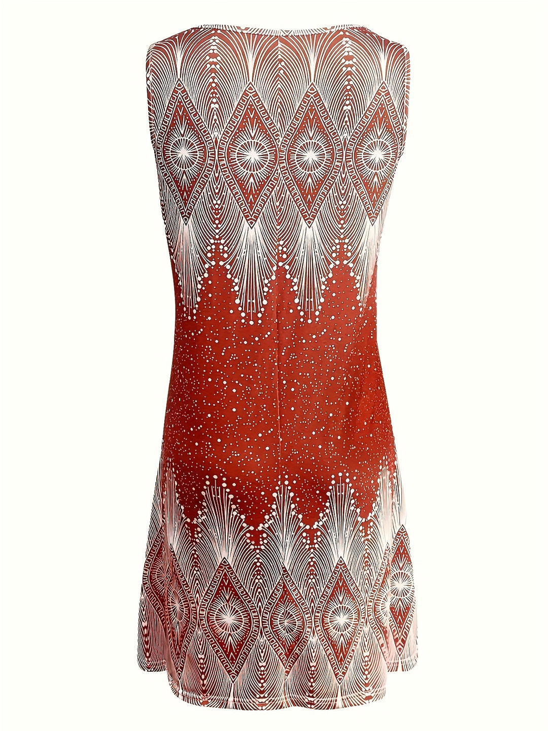 Boho V-Neck A-Line Summer Mini Dress