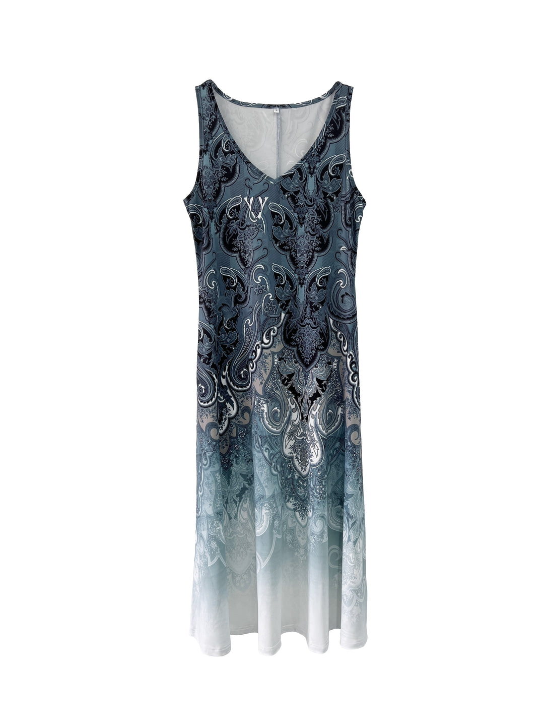 Blue Ombre Paisley Two Piece
