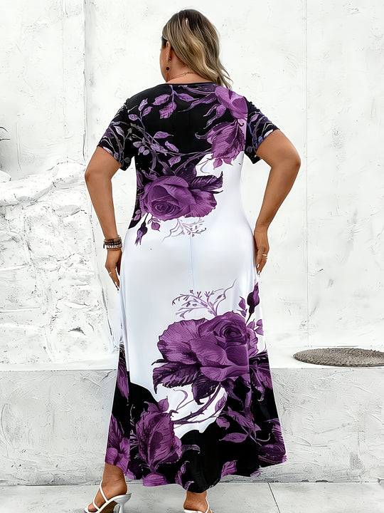 Boho Oversized Floral Loose Fit Maxi
